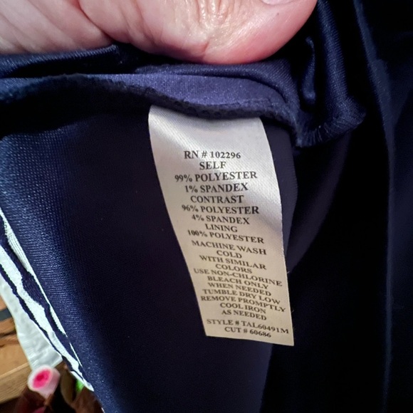 Connected Apparel Geometric Midi Dress Blk/Wht Zig Zag Women's Sz 14 - Picture 4 of 5